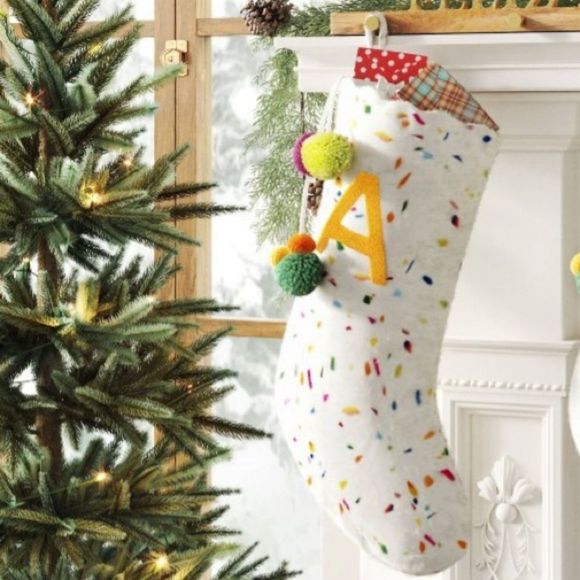 Opalhouse Multicolor Stocking with Pom Poms - Picture 5 of 7